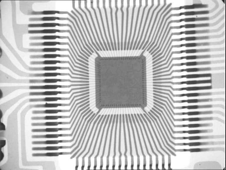 X-ray detection of counterfeit electronics and components - chip example - product & process control 2