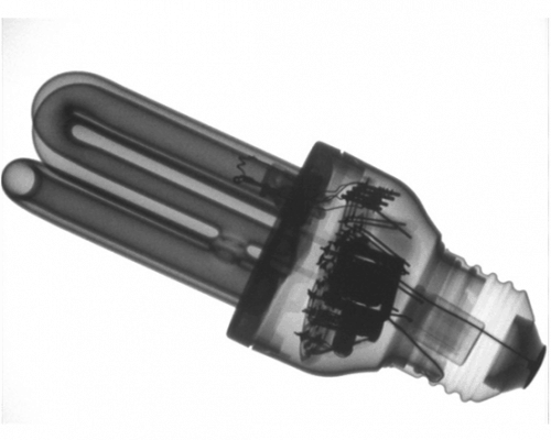 X-ray inspection of lightbulbs & lamp – product & process control 3 lamp inspection xray